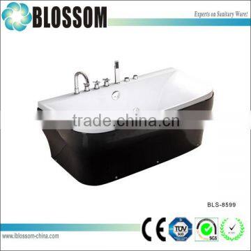 Small whirlpool bathtub with jets massage bath tub