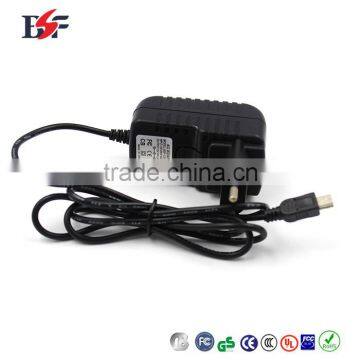 10V EU plug adapter with UL FCC ROHS approved