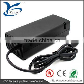 Different standard power cord for xbox360 E console ac power adapter ac power adapter 12v 1250ma