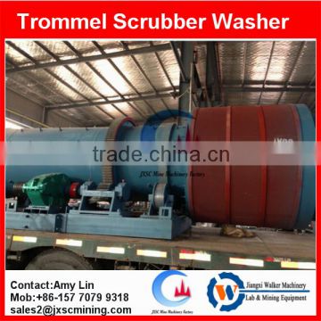 100 tph capacity trommel scrubber for gold washing