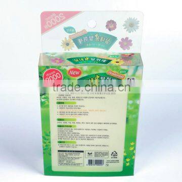 best quality clear pvc hook box for display