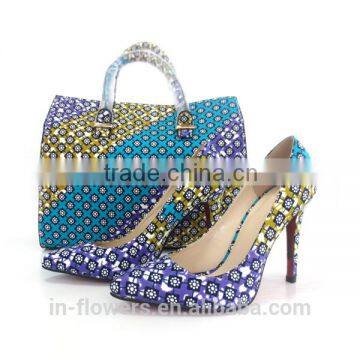 Handmade quality wholesale italian matching shoe and bag