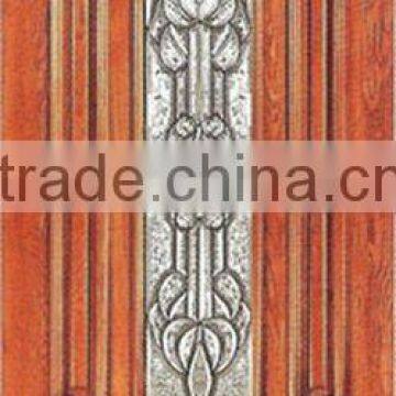 Wooden Indian Doors Design Glass Inserts DJ-S5629M