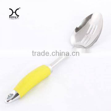 Hot sale slotted spoon with ABS +TPR handle