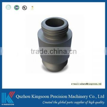 oem odm auto precision turning and milled part by customized lamp part of aluminum in matte anodized