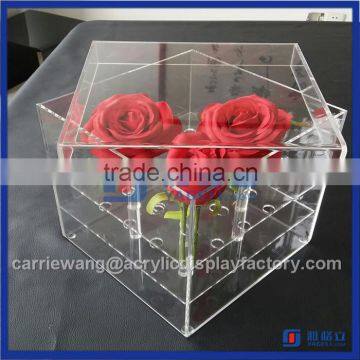 Factory Manufacturer acrylic flower box / corrugated flower box