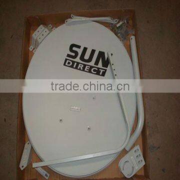 China KU-60cm satellite dish with normol foot mount,manufacture