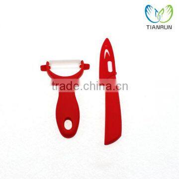 hot sale ceramic knife and peeler set