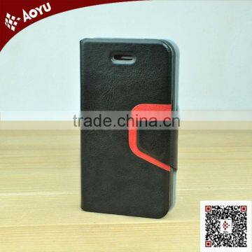 Hot sell leather phone case for iphone 4s with eco-friendly material