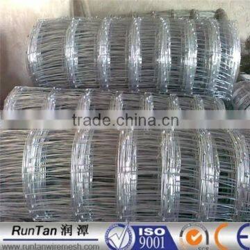 ISO9001 anping galvanized grassland fencing/cow fence/field fence /wire mesh cattle fence wildlife fence