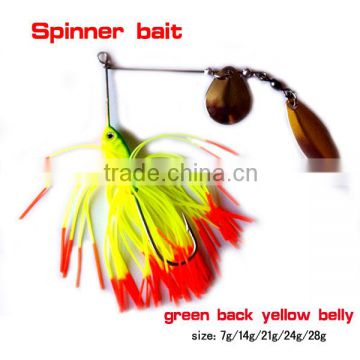 spinner bait hook , color sequin fabric ,colorful fishing lure