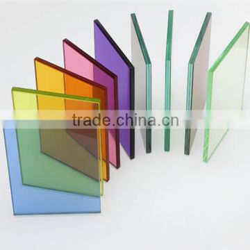 Safety toughened glass laminated