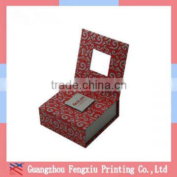 Custom Logo Printed Ring Box Wedding Paper Box photo-2