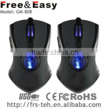 GM-808 Wired Gaming Mouse Glare Optical Mouse