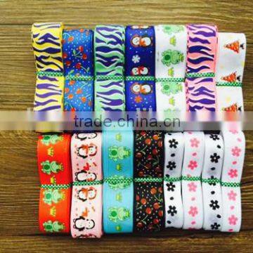 Decorative Custom Inch Grosgrain Printed Ribbon for Company Logo photo-5