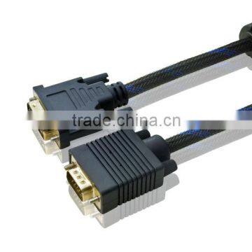 BLACK SAMSUNG MOLDED VGA TO DVI CABLE