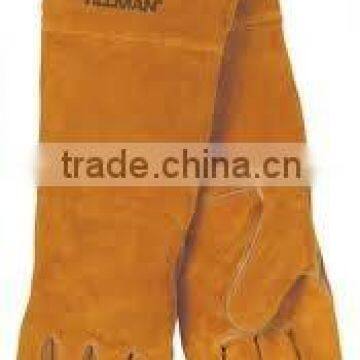 Golden Brown Welding Gloves photo-5