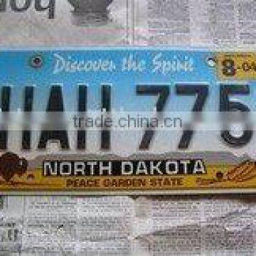 car license plate