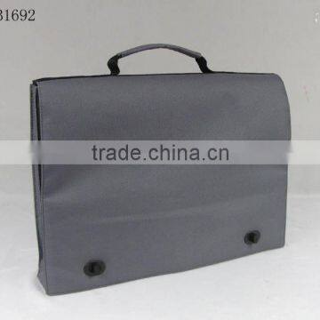 China supplier wholesale pu leather briefcase bag professional laptop bag promotiuonal document handbag