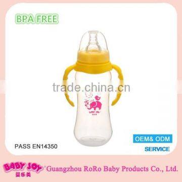 China factory 8oz 240ml standard neck new design BPA Free pp baby feeding bottle wholesale