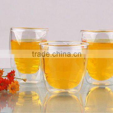 Double Wall Glass Cup in Borosilicate Glass Material