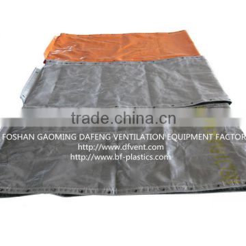 PE lay-flat tunnel and mining air duct sewing craft