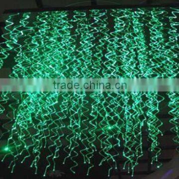 fiber optic material for decoration end light fiber