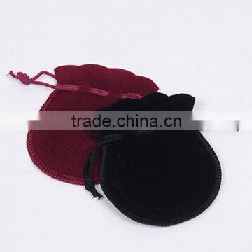 Promotion small custom drawstring jewelry bags made in china