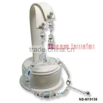 fashion jewelry with rhinestones and crystals