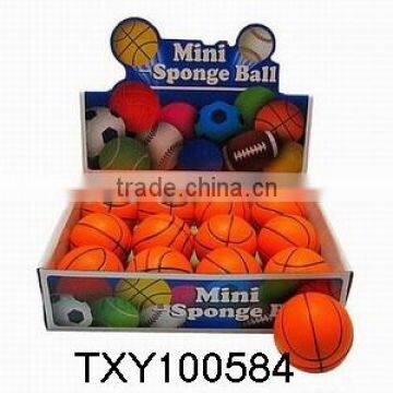Kids Play PU Ball MINI SPONGE BALL 3"IN BASEBALL photo-2