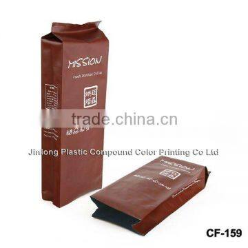 1kg coffee beans bag with side gusset and valve