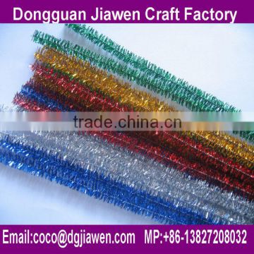 Real Manufacturer Tinsel Metallic Chenille Stem