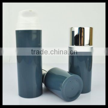 PP airless lotion packaging with silk screen printing and uv coating