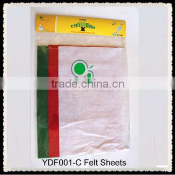 20x30cm Assorted Chritmas Color Craft Felt Sheets