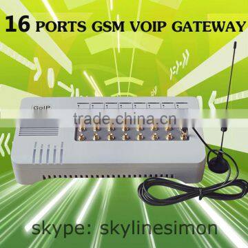 gsm fixed terminal gateway 16 ports sim server and sms server gateway manufacturer in China