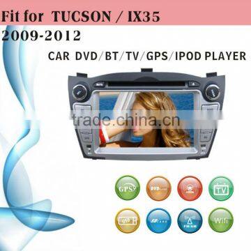 2 din car dvd player tv antenna fit for Hyundai Tucson IX35 2009 - 2012 with radio bluetooth gps tv