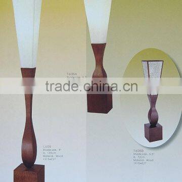 2014 Wood Base+Fabric Shade Decorative Hotel Series Lamp photo-3
