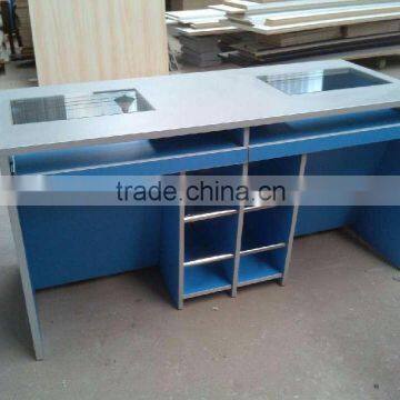 Ningbo cheap ready made cheap white computer desk