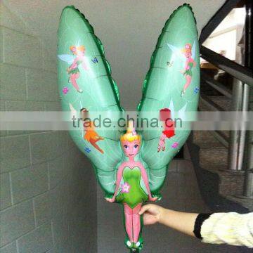 Best Quality 75*100cm Big Size Elfin Foil Balloons tinkerbell party supplies helium balloon