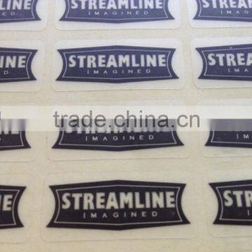 best price self adhesive transparent PET printing label from Shenzhen