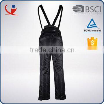 China Winter Waterproof Black Women Detachable Suspenders Ski Pants photo-2