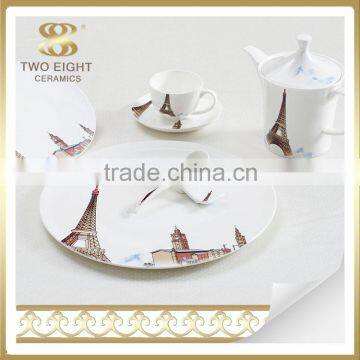 Italian Germany fine porcelain bone china dinner sets