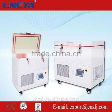 Lab using low temperature plate freezer