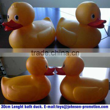 30cm big floating rubber yellow bath duck toy