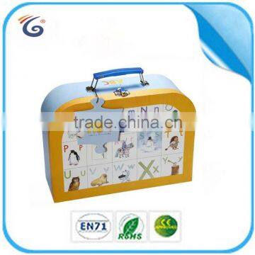 children kraft cardboard packaging paper suitcase