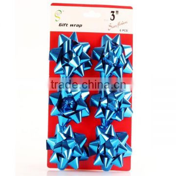 Wholesale New Plastic Gift Wrapping Star Ribbon Bows