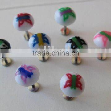 Body Piercing Jewelry->UV Acrylic Labret