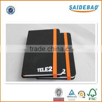 20116 cheap A5 custom notebook,customized personal leather note book,personalized custom notebook with elastic band