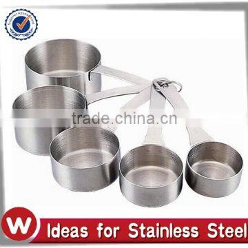 5 Pcs Set Stainless Steel Measuring Cup