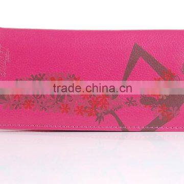 china wholesale custom genuine leather women wallet